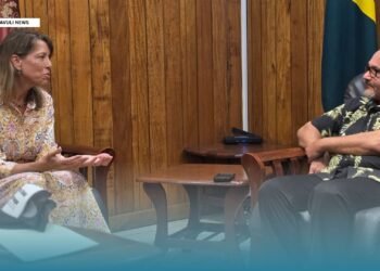 PM WALE RECEIVES COURTESY VISIT FROM SAVE THE CHILDREN SOLOMON ISLANDS