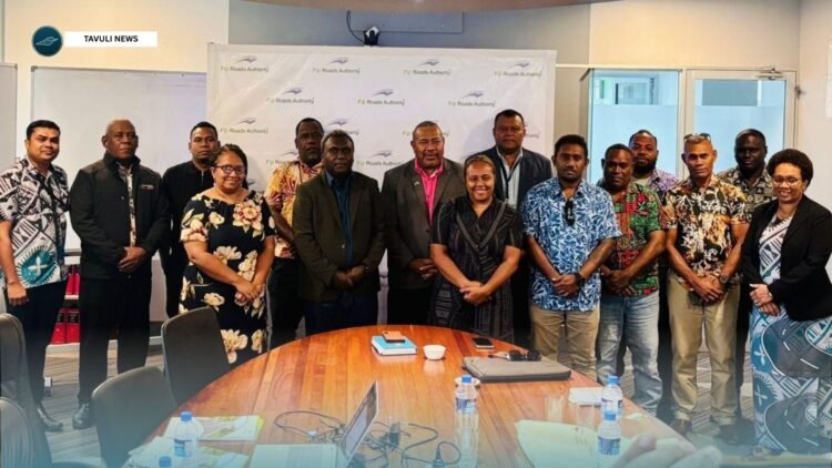 Solomon Islands delegation visiting Fiji’s Roads Authority, as part of the road safety and traffic management study tour.