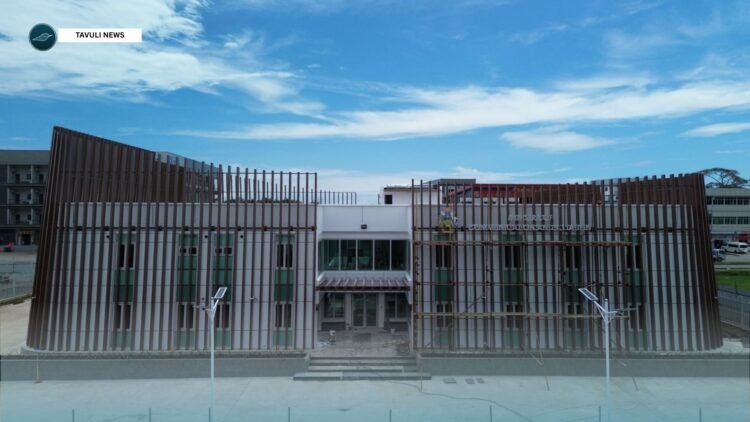 View on the entrance