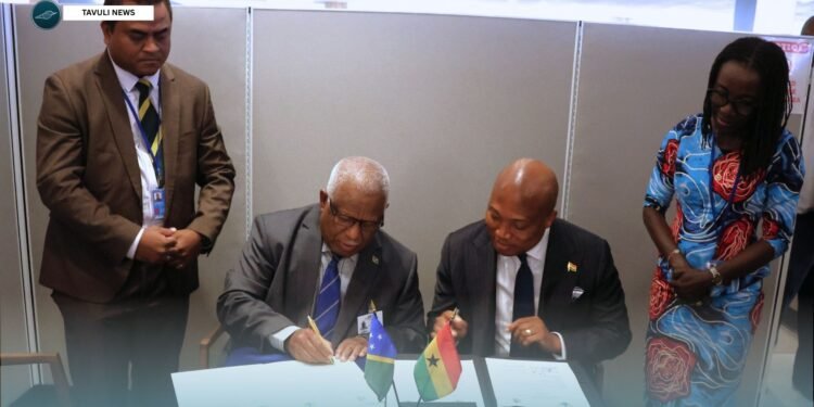 Solomon Islands and Ghana Formally Establish Diplomatic Relations