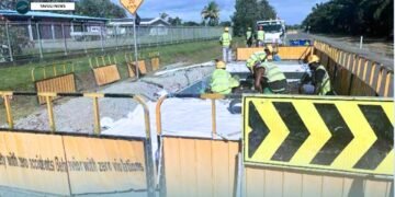 Speed Hump Works Advance on Henderson–Mberande Road as MID Warns Against Sign Vandalism