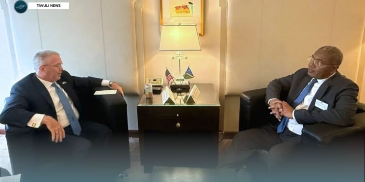 Kenilorea, US Assistant Secretary Discuss Rural Connectivity and Digital Development