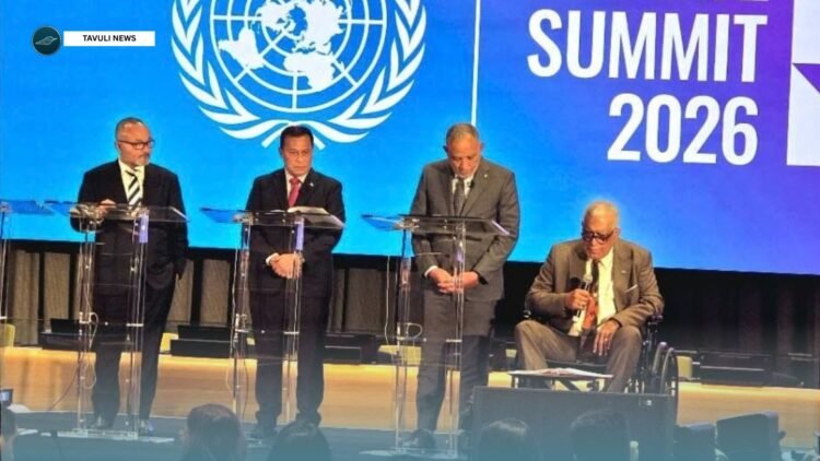 Prime Minister Matthew Cooper Wale Speaking at a climate-focused event in New York