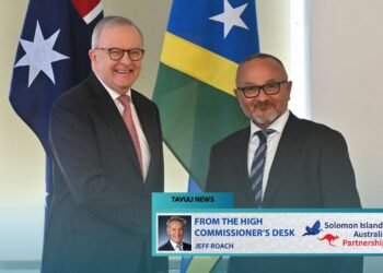 Australia And Solomon Islands Standing Together On The World Stage