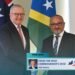 Australia And Solomon Islands Standing Together On The World Stage