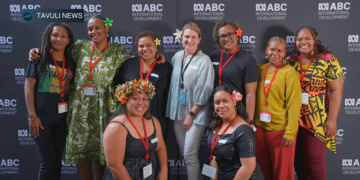 Solomon Islands’ Emma Komasi joins Pacific women in Sydney for training in rugby commentary, mobile journalism and digital storytelling.