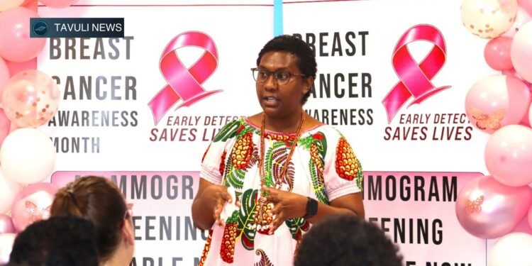 Ms. Yvvonne Ogaoga, shared her personal testimony as a breast cancer survivor during the official launch of Breast Cancer Awareness Month 2026. Her testimony highlighted the importance of raising awareness about breast cancer, encouraging early detection and supporting women affected by the disease. As a survivor, her story serves as a reminder of the courage and strength required to face breast cancer and the importance of ensuring that no woman has to go through the journey alone.