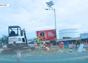 Temporary Lane Closures for Streetlighting Works Along Mendana Avenue