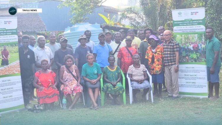 Cocoa farmers, including the ADRA Director and ADRA staff, pose for a group photo following the official closing of the two days Cocoa Inception Workshop.