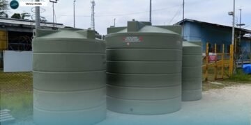 SOLOMON WATER DELIVERS 3 WATER TANKS TO ZIATA COMMUNITY.