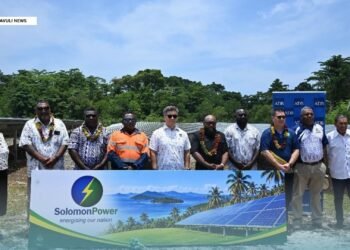 ADB, Solomon Power, and Government Commission Munda Solar Plant